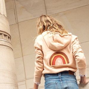 Madewell Mile(s) Rainbow Hoodie